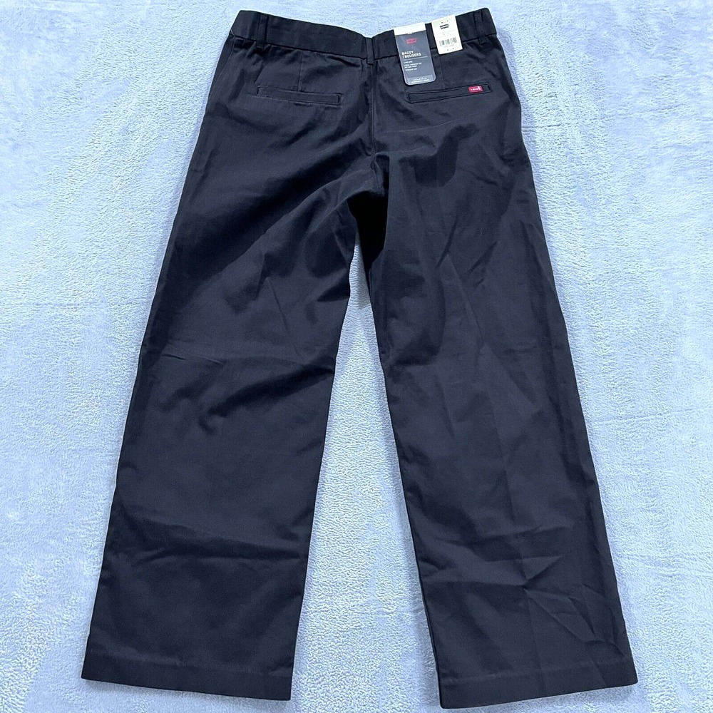 $108 sz30 Levi's Women's Wide Leg Chino Pants in Black